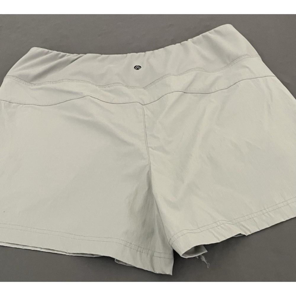 Athletic Shorts Zipper Pockets Gray Outdoor Lightweight Womens Size Large - Picture 6 of 10